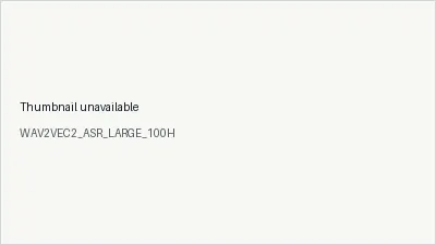 WAV2VEC2_ASR_LARGE_100H architecture thumbnail