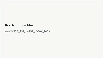 WAV2VEC2_ASR_LARGE_LV60K_960H architecture thumbnail