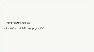 vit_so400m_patch16_siglip_gap_256 architecture thumbnail