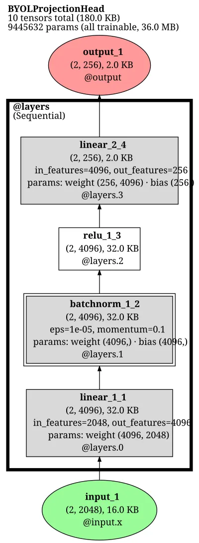 BYOLProjectionHead architecture thumbnail