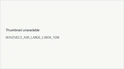 WAV2VEC2_ASR_LARGE_LV60K_10M architecture thumbnail